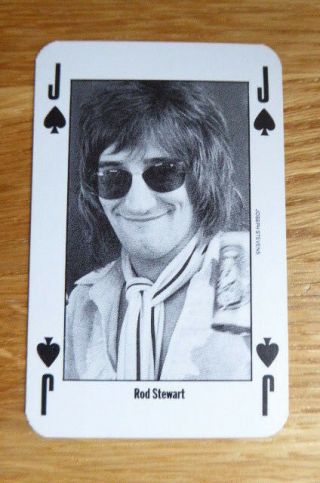 Rod Stewart Nme Musical Express Playing Card 1991