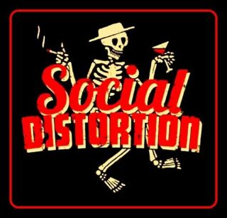 3.  75 " Punk Vinyl Sticker.  Social Distortion Decal For Guitar,  Skateboard,  Bong.