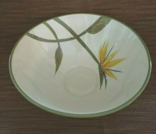 Pretty Winfield 10 " Large Serving Bowl - Bird Of Paradise Pattern Vintage