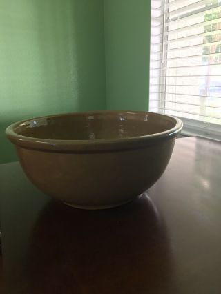 14 " Large Vintage Ceramic Pottery Mid - Century Bowl Gainey?