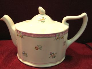 Laura Ashley " Alice " England - 4 Cup Teapot W/bonus Sugar Bowl W/no Lid