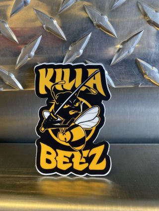 Wu - Tang Clan Sticker Black Yellow Killa Bees 3in Decal Wutang Brand 36 Chambers