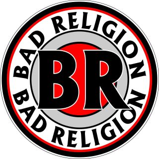 Bad Religion Music Bumper Sticker,  Wall Decor,  Vinyl Decal,  5 " X 5 "