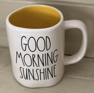Rae Dunn Artisan Mug “good Morning Sunshine” Htf Always Low Shipping☕️