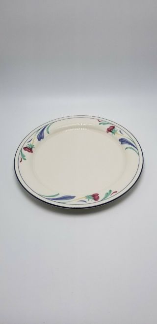 Lenox " Poppies On Blue " 10 3/4 Inch Dinner Plate