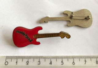 Motorhead / Lemmy Kilmister Guitar Pin Brooch From 1990s £0.  99 Post