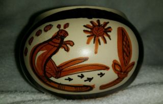 Vintage Studio Anna Hand Painted Small Kangaroo Trinket Bowl Australia Pottery