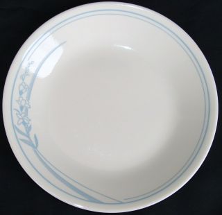 Set Of 2 Corelle Blue Lily Dinner Plates 10 1/4 "