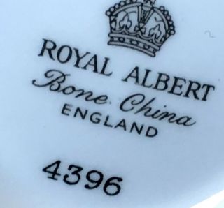 Vintage Royal Albert Cobalt Blue Regal Series Cup And Saucer 4