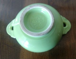 Fiesta chartreuse Cream Soup Bowl - Green Retired Vintage Homer Laughlin 3