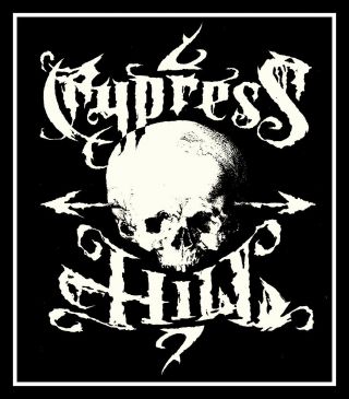Big 5 " Old School Cypress Hill Skull Vinyl Sticker.  Weed Decal For Car Bong 420.