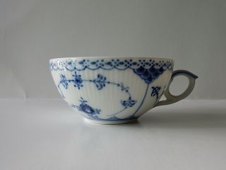 Royal Copenhagen Teacup Blue Fluted Half Lace 525,  Rc 2nd But Otherwise Perfect