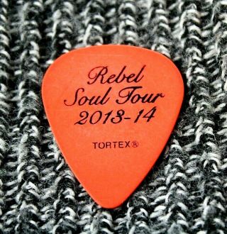Kid Rock // 2013 - 14 Rebel Soul Tour Guitar Pick // Twisted Brown Trucker Band