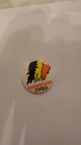Thompson Twins Rare Pin Badge Approx 30yrs Old