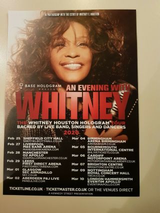 An Evening With Whitney Houston - 2020 Uk Tour Flyer