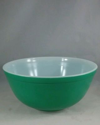 Pyrex Green Stacking Vintage Mixing Bowl Usa 403 2 1/2 Qt