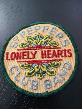 Beatles Sgt.  Peppers Lonely Hearts Club Band 3 " Patch Nos
