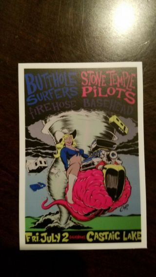 Stone Temple Pilots Butthole Surfers Sticker / Decal Castaic Lake Car Laptop