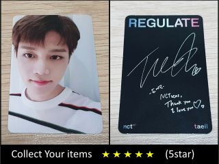 Nct 127 1st Repackage Album Regulate Taeil Official Photo Card