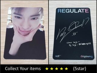 Nct 127 1st Repackage Album Regulate Doyoung Official Photo Card