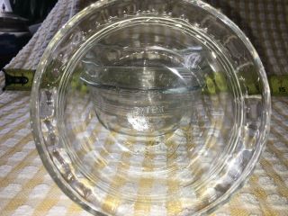 4 VTG Pyrex Glass Custard Cups Bowls Ramekin 3 Rings Scalloped Edge 10oz 464 5 