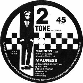 Circular Vinyl Sticker Ska Skinhead The Specials 2tone Madness Laptop Prince
