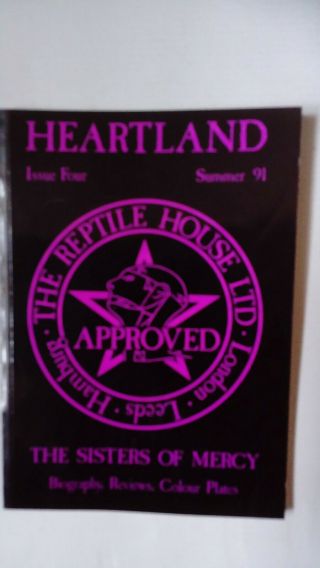 Heartland Issue Four Summer 1991 - Sisters Of Mercy Official Fanzine