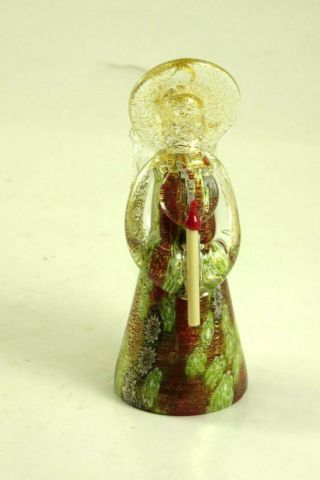 Blown Glass Angel,  4 Inches Tall,  Probably Murano