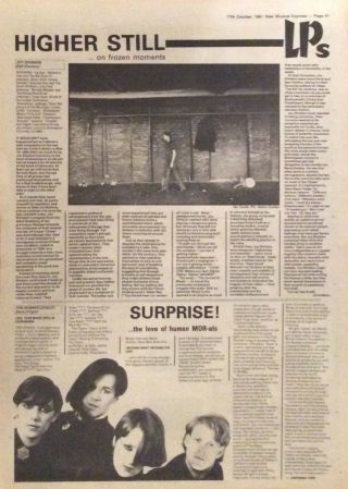 Joy Division - Rare Album Review - Still - 17/10/1981 - Human League