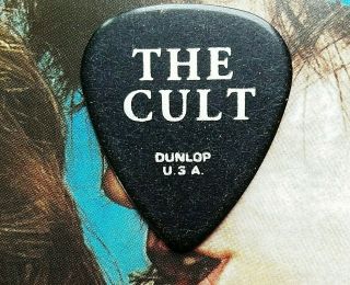 The Cult Billy Duffy Semi - Obscure Glossy Black Guitar Pick