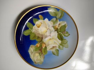 Rosenthal Bavaria Hand Painted 8 " Plate Tilberth - Offers Encouraged