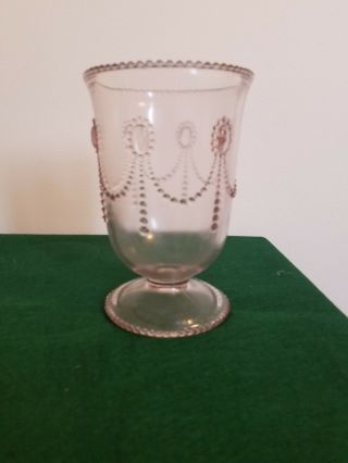 Antique Pressed Glass Spoon Holder Pre - 1900