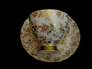 Royal Tuscan Pink Roses Tea Cup And Saucer Set Fine Bone China England