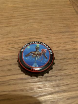Iron Maiden Trooper Beer Day Of The Dead Bottle Cap Only Seventh Son Album 1988