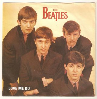 Beatles 7 " Vinyl 45 Rpm Parlophone Record 1962 - Love Me Do/p.  S.  I Love You