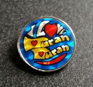Duran Duran Vintage Metal Enamel Love Dd Orig 80s Badge Button 1 " (25mm) Gift