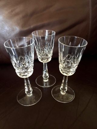 Hand Cut Irish Crystal Galway Clifden White Wine Glass 3 Available Price Ea