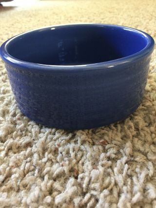 Bauer Pottery Bowl Ring Ware Fiesta Blue 2000 4