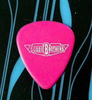 The Doobie Brothers // John Mcfee Concert Tour Guitar Pick // Pink/white