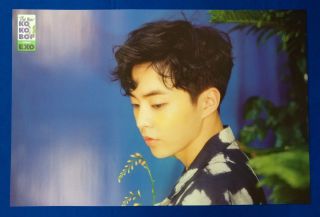 Exo - The War 4th Album Xiumin Ver.  Unfolded Official Poster Hard Tube Case