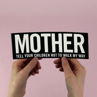Danzig Inspired Sticker " Mother " Lyric Bumper Sticker Heavy Metal,  Glen Danzig