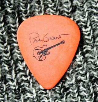 Paul Gilbert // Custom Tour Guitar Pick / Orange/black Mr Big Racer X Steve Vai