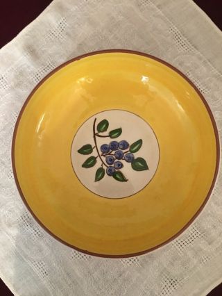 Vintage Stangl Pottery Blueberry Serving Bowl 8 ".