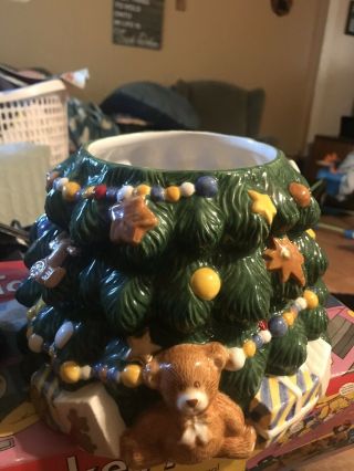 NIKKO Christmas Holiday Tree Cookie Jar Christmas Tree 5