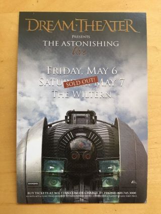 Dream Theater The Astonishing Handbill May 6/7 16 Wiltern Los Angeles Handbill
