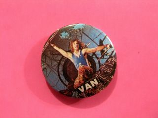 Van Halen Vintage Button Badge Pin Not Patch Shirt Lp Uk Import David Lee Roth