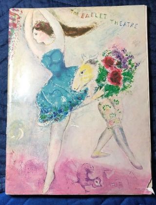 The Ballet Theatre 1945 - 1946 Cover Art Marc Chagall