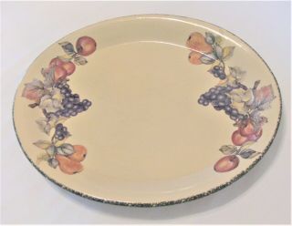 Fruit By Home And Garden Party Stoneware 12.  75 " X 10.  75 " Oval Platter