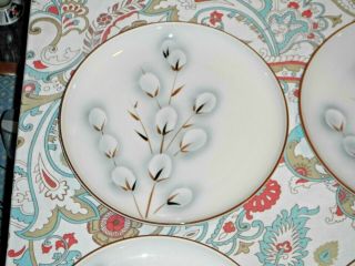 WINFIELD WARE PUSSYWILLOW DINNER PLATES SET OF 4 4