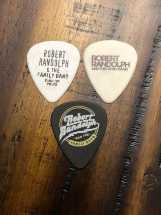 Robert Randolph & The Family Band Authentic Tour Guitar Pick Set Of 3